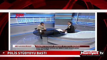 POLİS CANLI YAYINI BASIP BİBER GAZI SIKTI