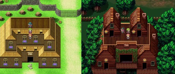RPG MAKER MV - PARALLAX MAP REQUEST -BEFORE AND AFTER