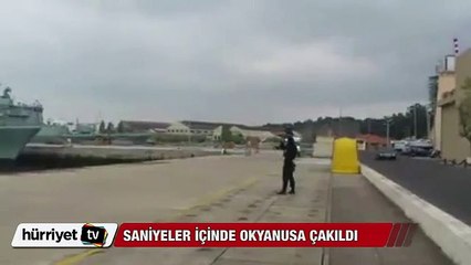 İHA okyanusa çakıldı