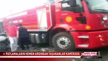REYHANLI'DAKİ PATLAMALARIN HEMEN ARDINDAN YAŞANANLAR