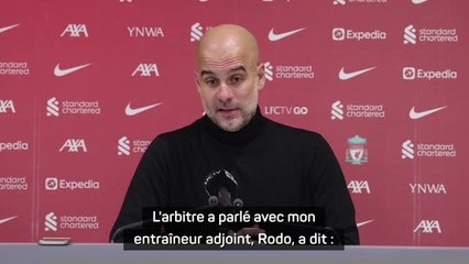 11e j. - Guardiola : “L’arbitre n’a jamais sifflé sauf sur notre but”