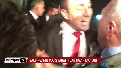 Sardırganın polis tarafından kaçırılma anı