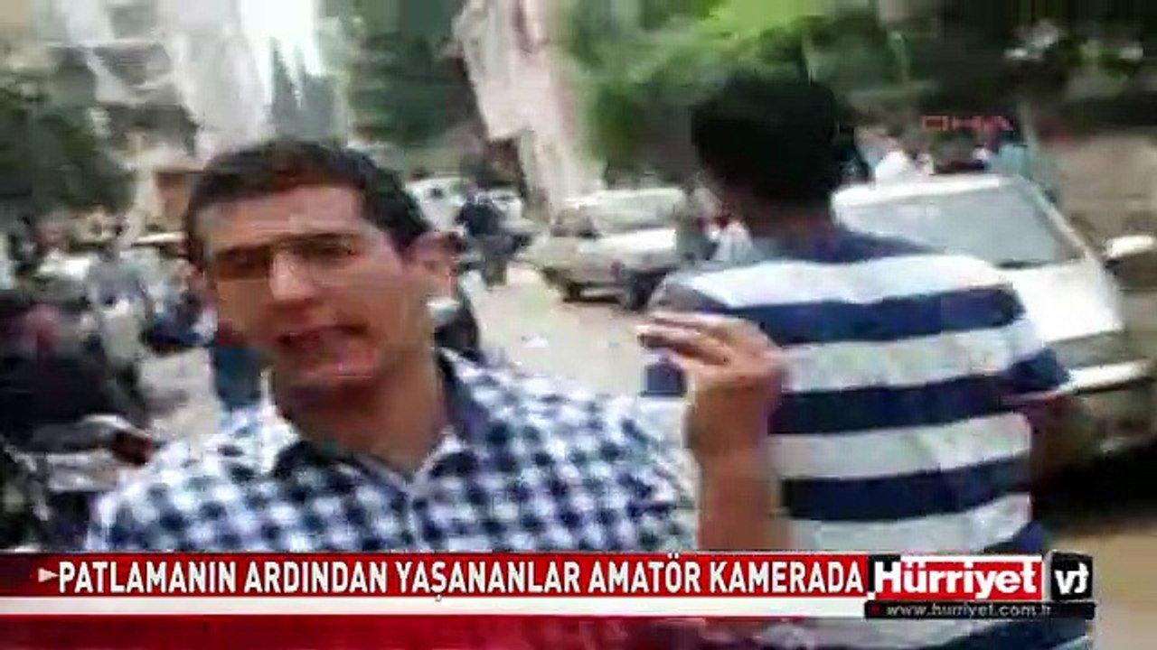 PATLAMANIN ARDINDAN YAŞANANLAR AMATÖR KAMERADA