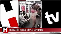 METRONUN TAM ORTASINDA SOYUNDU KİMSENİN UMRUNDA OLMADI