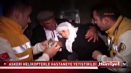 KALP HASTASI KADINI, MEHMETÇİK HASTANEYE YETİŞTİRDİ
