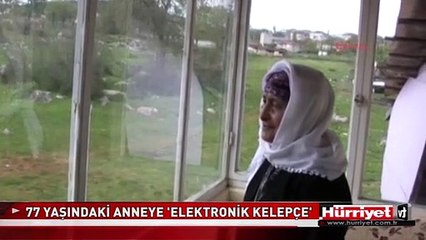 DAĞDAKİ PKK'LI OĞLUNA KAZAK GÖNDEREN ANNEYE 'ELEKTRONİK KELEPÇE'