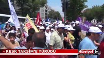 BİNLERCE KİŞİ TAKSİM'E YÜRÜDÜ! GEZİ PARKI PROTESTOSU