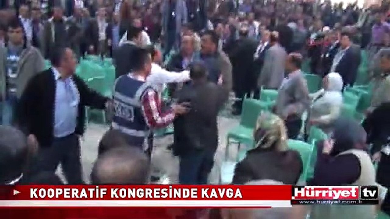 KOOPERATİF KONGRESİNDE BÜYÜK KAVGA