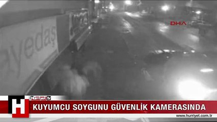 ÜMRANİYE'DEKİ KUYUMCU SOYGUNU KAMERADA
