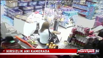 HIRSIZLIK ANI KAMERADA