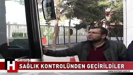 MERSİN'DE YOLSUZLUK OPERASYONU ŞÜPHELİLERİ SAĞLIK KONTROLÜNDEN GEÇİRİLDİ