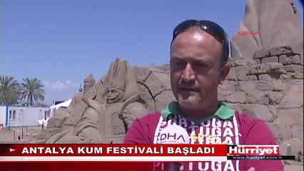 TARİHE DAMGA VURAN İSİMLER KUMDAN HEYKELLERDE HAYAT BULDU