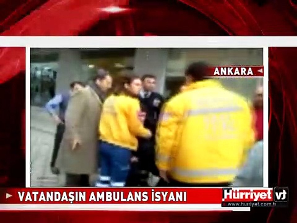 ANKARA'DA AMBULANS SKANDALI