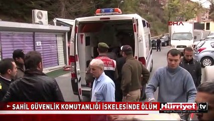 SAHİL GÜVENLİK KOMUTANLIĞI İSKELESİNDE ÖLÜM