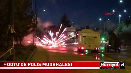 ODTÜ'DE POLİS MÜDAHALESİ