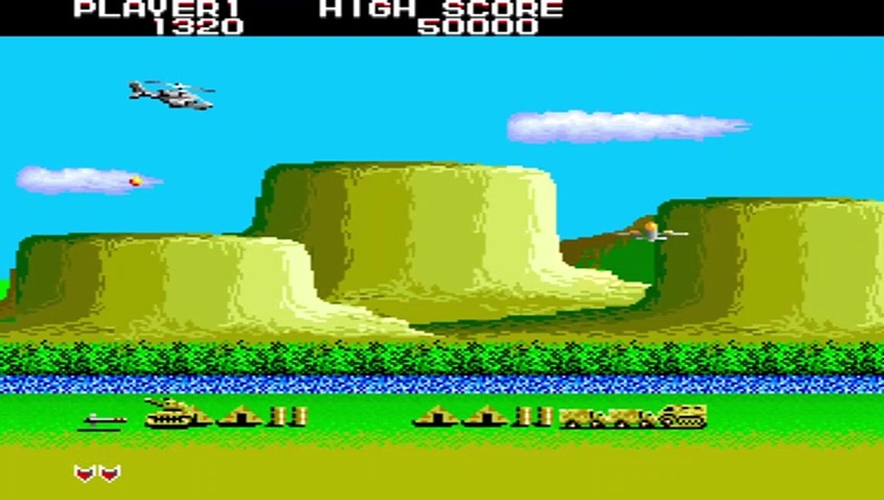 Airwolf - helicopter shooting game (Arcade retr