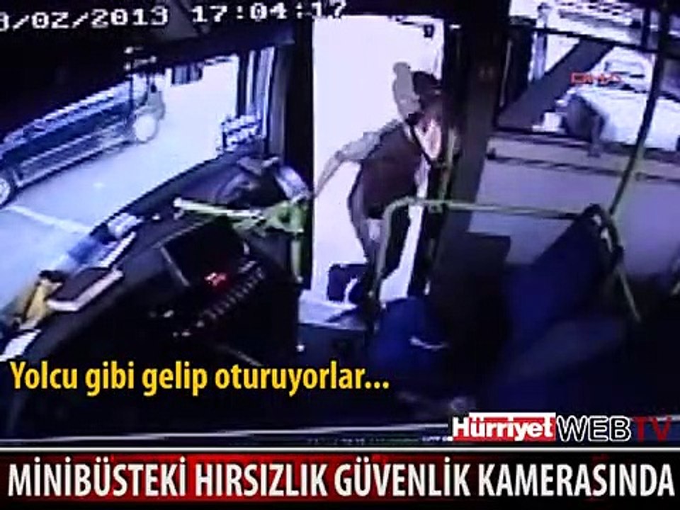 HIRSIZLIK ANI SANİYE SANİYE KAMERADA