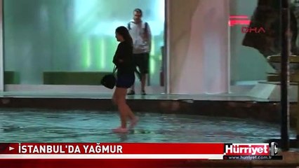 İSTANBUL'DA SABAH SAATLERİNDE ETKİLİ YAĞMUR