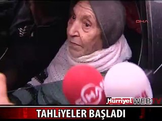 CEZAEVLERİNDEN TAHLİYELER BAŞLADI
