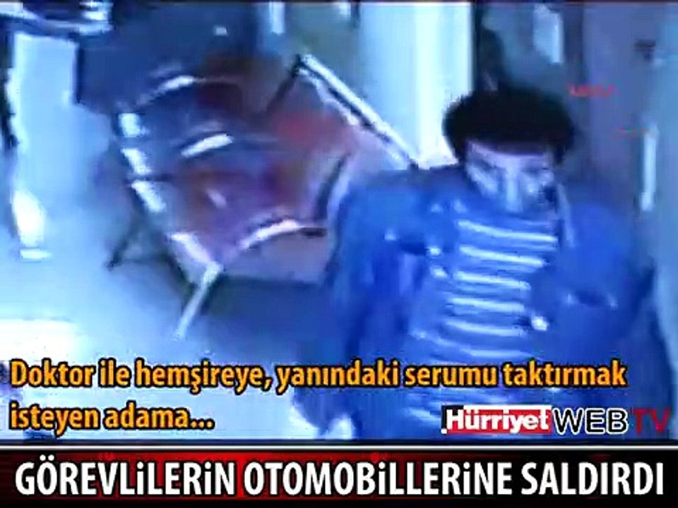 SERUM TAKMAYAN DOKTORUN ARACINA SALDIRDI