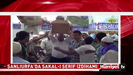 ŞANLIURFA'DA SAKAL-I ŞERİF İZDİHAMI