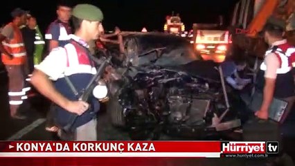 KONYA'DA KORKUNÇ KAZA