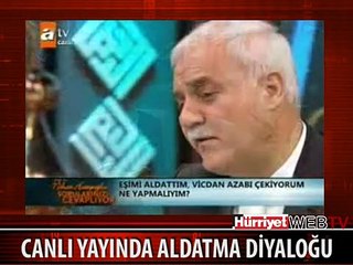 CANLI YAYINDA ALDATMA İTİRAFI
