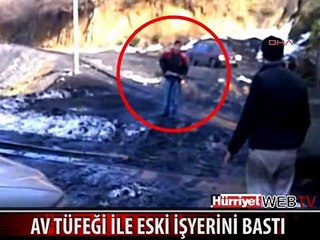 AV TÜFEĞİ İLE ESKİ İŞYERİNİ BASAN MADEN İŞÇİSİ, 2 KİŞİYİ REHİN ALDI