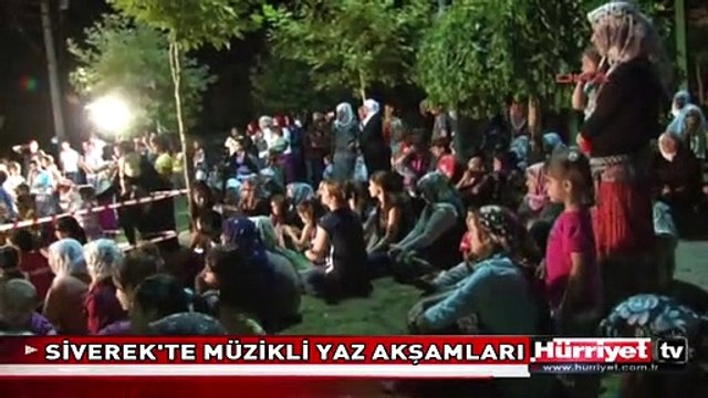SİVEREK'TE MÜZİKLİ YAZ AKŞAMLARI