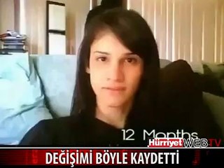 KADIN OLMASINI GÜN GÜN FOTOĞRAFLADI