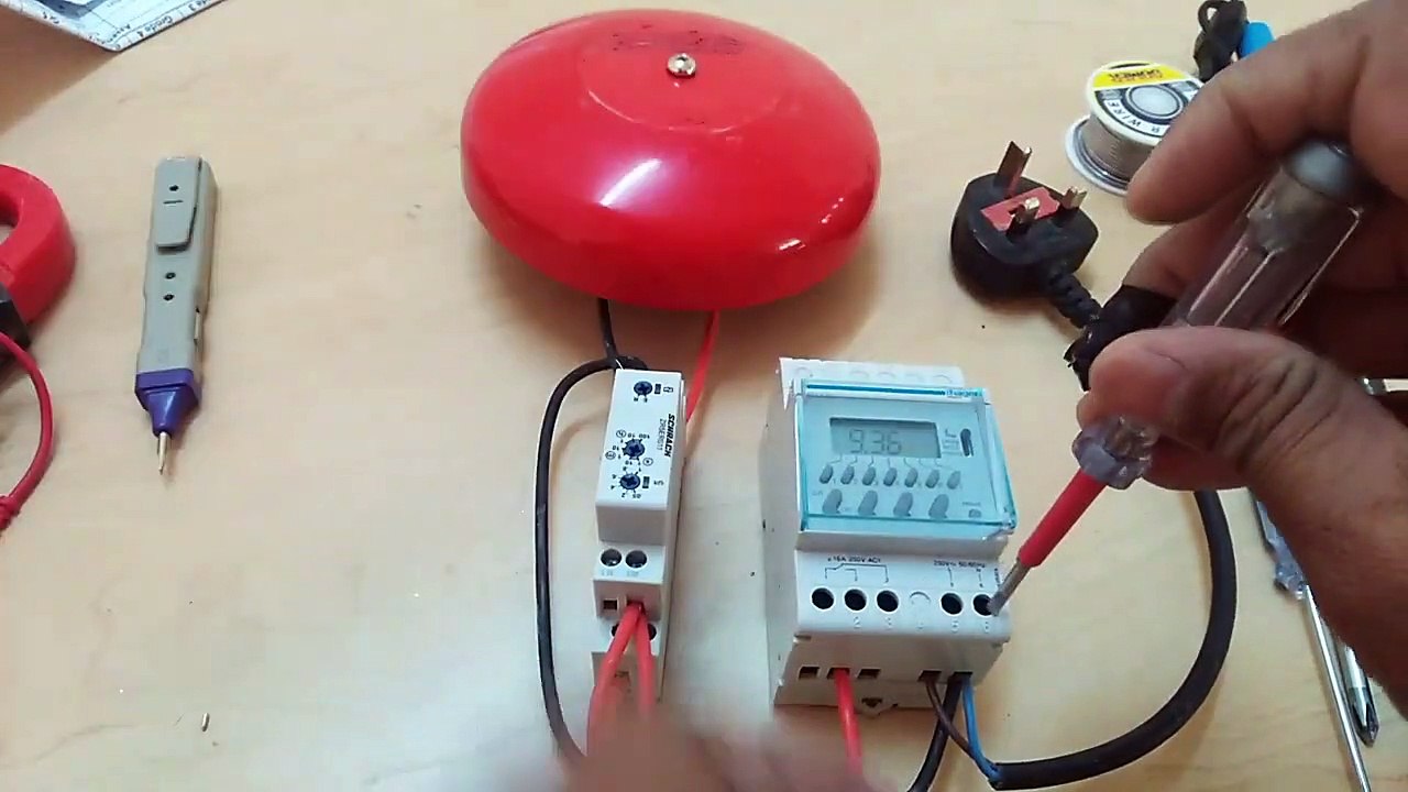 school automatic Scheduled timer bell programmable Device How to Making ...