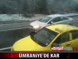 KAR İSTANBULLULARI TRAFİKTE YAKALADI