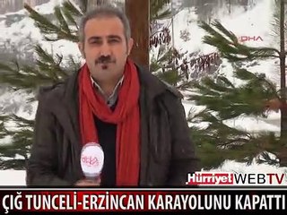 FERİT DEMİR BİLDİRDİ: TUNCELİ KARLA BOĞUŞUYOR