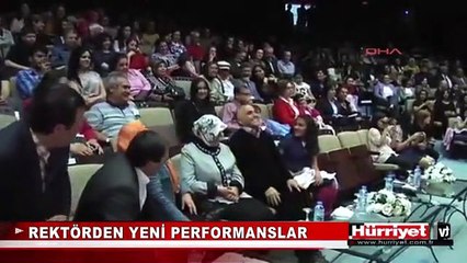 O REKTÖRÜN BİR GÖRÜNTÜSÜ DAHA ORTAYA ÇIKTI
