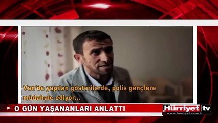 VAN'DA POLİS İLE GÖSTERİCİLER ARASINDA YAŞANMIŞTI