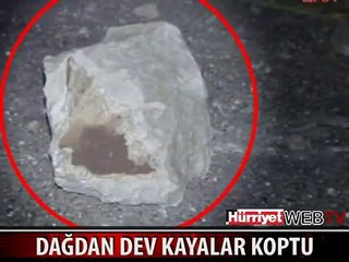 DEV KAYALAR YOLA DÜŞTÜ
