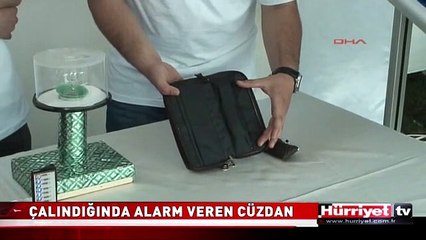 ÇALINDIĞINDA ALARM VEREN AKILLI CÜZDAN