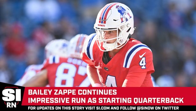 Bailey Zappe Continues Impressive Run as Patriots Starting Quarterback