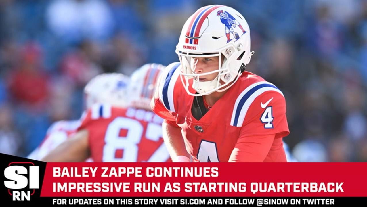 Bailey Zappe Continues Impressive Run as Patriots Starting Quarterback