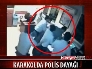 KARAKOLDA POLİS DAYAĞI KAMERADA