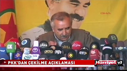 PKK'DAN ÇEKİLME AÇIKLAMASI