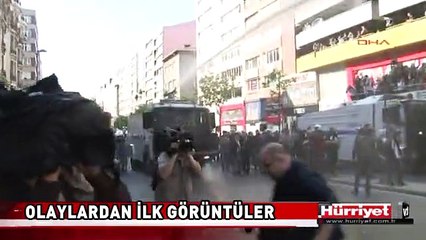 ŞİŞLİ'DE DE OLAYLAR ÇIKTI