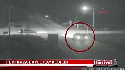 FECİ KAZANIN GÖRÜNTÜLERİ ORTAYA ÇIKTI