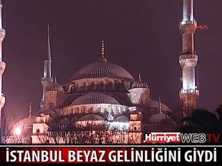 İSTANBUL BEYAZ GELİNLİĞİNİ GİYDİ