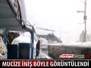 Download Video: MUCİZE İNİŞ YAPAN HELİKOPTERİN CEP TELEFONU KAMERASI GÖRÜNTÜSÜ