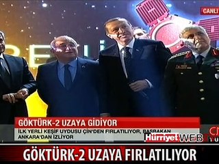 GÖKTÜRK-2 UZAYA FIRLATILDI
