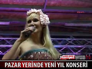GÖKÇE'DEN PAZAR YERİNDE YENİ YIL KONSERİ