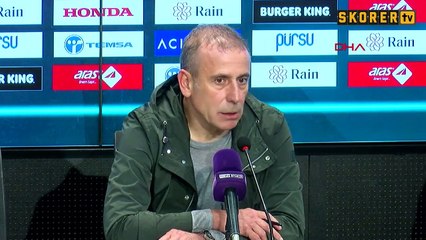 Abdullah Avcı: “Bugün kazanmak istedik ama olmadı”