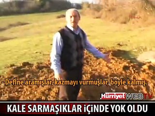 TARİHİ KALE KADERİNE TERK EDİLDİ