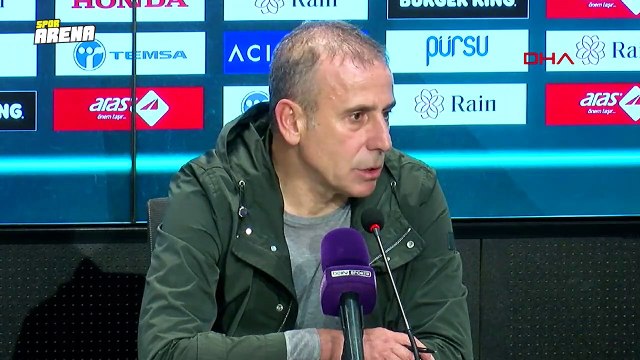 Trabzonspor Teknik Direktörü Abdullah Avcı: 'Kazanamadığımız için üzgünüz'